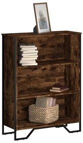 vidaXL Bibliotecă, stejar fumuriu, 80x31x106 cm, lemn prelucrat
