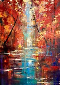 PICTURA IN ULEI Belu Tatiana - PEISAJ - BT118 - 50 X 40 cm