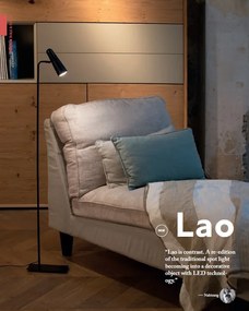 Lampadar LED design modern minimalist LAO negru 29049