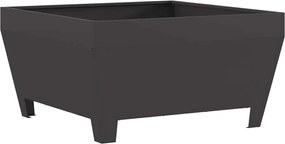vidaXL Cuptor de foc Negru 80 x 80 x 43 cm Oțel