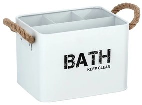 Cutie pentru baie Wenko Gara, alb