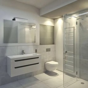 Aplica de perete pentru baie LED SHINE, 11W, 230V, 45 cm, IP44, neagră