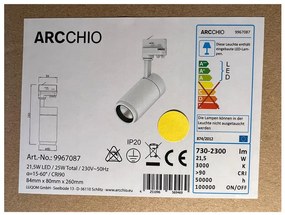 Spot LED pentru sistem de șină NANNA LED/21,5W/230V Arcchio