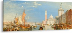 Tablou - Joseph Mallord William Turner, Venice the Dogana and San Giorgio Maggiore, reproducere (120x50 cm)