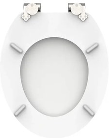 Schütte 84100-A - Capac WC cu închidere lentă SoftClose, din MDF, alb