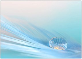 Tablou - Picătură albastră (70x50 cm)