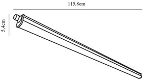 Nordlux - Corp de iluminat tehnic LED WESTPORT LED/39W/230V 4000K IP65