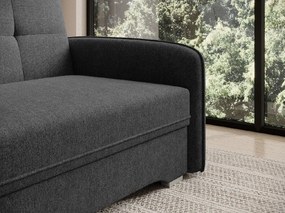 Fotoliu extensibil LAINE, negru
