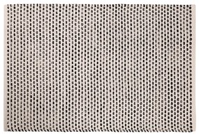 Bucată covor Jaisalmer, 60 x 150 cm , alb-negru