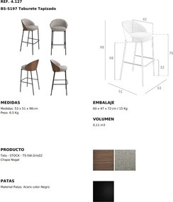 Scaun de bar avangardist si modern design italian Style