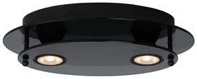 Plafonieră Lucide 79181/02/30 OKNO 2xGU10/5W/230V negru