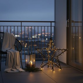 Stea de Crăciun Stea neagră incl. LED IP44 - Brilli