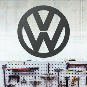 DUBLEZ | Tablou din lemn - Sigla Volkswagen