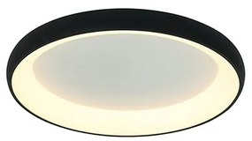 Plafoniera LED dimabil design modern Virun negru
