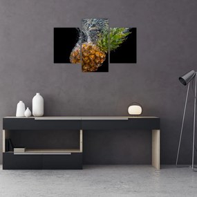 Tablou cu anans în apă (90x60 cm)