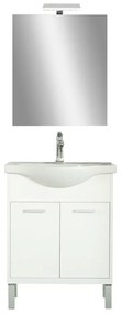Mobilier complet de baie Nerva Prime 65 alb