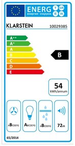 Zarah, hotă de aburi, kit de recirculare a aerului, 60 cm, 620 m³ / h, filtru activ de carbon