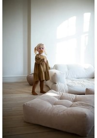 Canapea albă/bej 140 cm Hippo - Karup Design