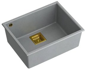 Chiuveta din granit DAVID 50 gri metalic