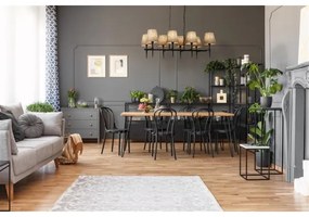 Lustră pe lanț Searchlight 30690-8BK GOTHIC 8xE14/60W/230V negru