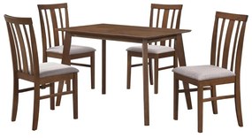 Set mobilier sufragerie Republica (nuc + bej) (pentru 4 persoane). 1116489