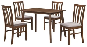 Set mobilier sufragerie Republica (nuc + bej) (pentru 4 persoane). 1116489