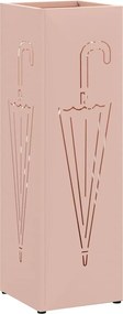 vidaXL Suport pentru umbrele Roz 15,5 x 15,5 x 49 cm Metal