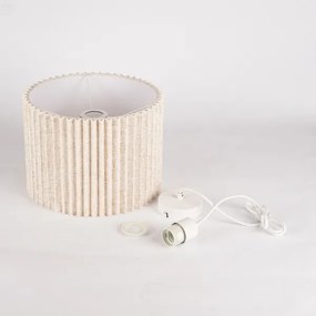 Brilagi - Pendul cu cablu NORDIC WAVE 1xE27/15W/230V Ø 32 cm in/alb