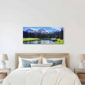 Tablou - vâfurile montane înzăpezite (120x50 cm)