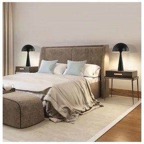 Lampă de masă 1xE27/25W/230V negru Zambelis 20210