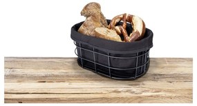 Suport cu inserție textilă pentru produse de patiserie Wenko Black Outdoor Kitchen Bela, negru