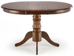 Masa extensibila William nuc - L90/124 x l90 x h75 cm