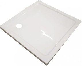 Cădiță de duș acrilică joasă, pătrată, Modena Slim, 90x90x5,5 cm