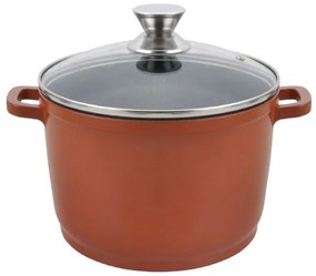 Oala din aluminiu invelis ceramic marmorat  7.3L