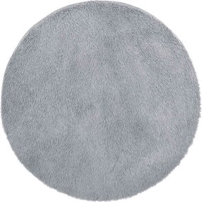 vidaXL Covor shaggy cu pom înalt, NAVARRA, gri deschis, 200x200 cm