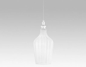 Lustra suspendata, Pendul CLEOFE ambra, alb, cobalt sau ecru