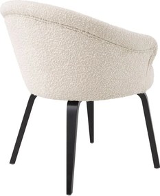 Scaun design elegant LUX Moretti, boucle crem 115038 HZ
