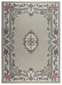 Covor din lână Flair Rugs Aubusson, 75 x 150 cm, bej