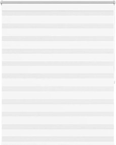 vidaXL Jaluzea Zebră 140,9x175 cm Lățime material 136,7 cm alb