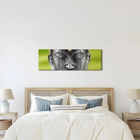 Tablou - Statuia lui Buddha II. (cu ceas) (90x30 cm)
