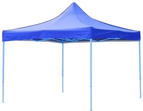 Pavilion pliant 2,9x2,9m-albastru