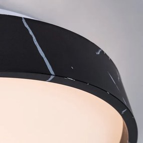 Rabalux 71517-LED Plafonieră cu dimmer TERESIA 24W/230V 3000-6500K Ø 38 cm neagră + telecomandă
