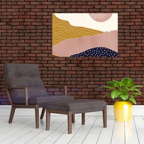 Tablou - Muntele de design Spacefrog N⁰3 (90x60 cm)