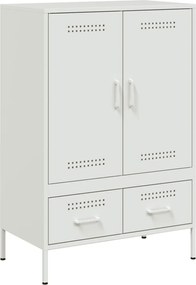 vidaXL Dulap înalt, alb, 68x39x101,5 cm, oțel