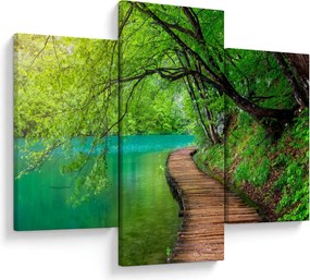 Tablou - Lacurile Plitvice (90x60 cm)
