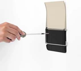 Suport hartie igienica Brabantia ReNew 1006265, Rezistent la coroziune, Bej