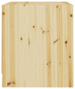 Noptiera, 40x30,5x35,5 cm, lemn masiv de brad 1
