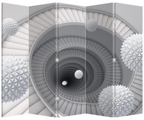 Paravan - Abstracție 3D (210x170 cm)