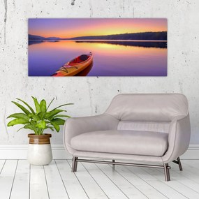 Tablou - Kayak pe lac (120x50 cm)