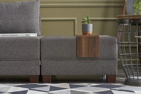Coltar Extensibil Fly Corner Sofa Bed Left, Gri